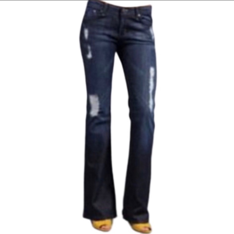 Dylan George Alexandria Flare Jeans Dark 28 Euc